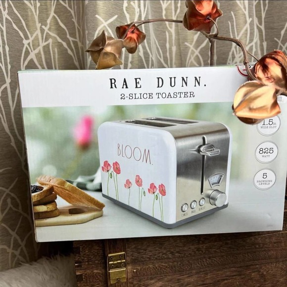 Rae Dunn Accents Rae Dunn Toast Toaster Flower Bloom New Kitchen